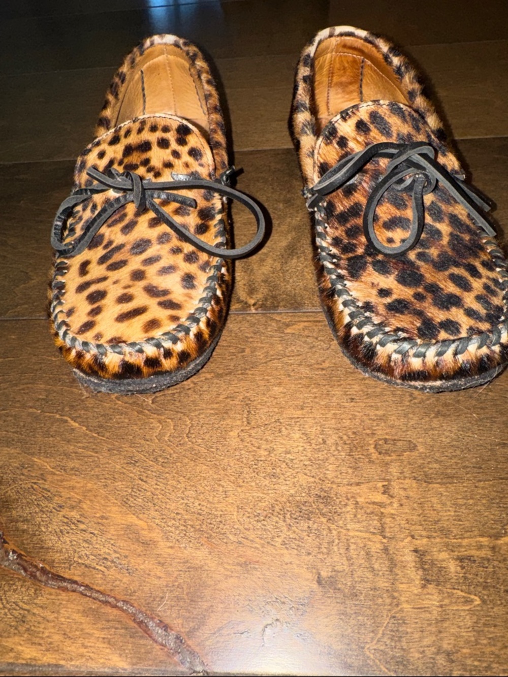 Isabel Marant Leopard Print Moccasin Loafers - Picture 4 of 5